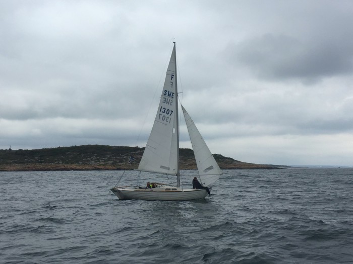 Folkbåten Svea från Halmstad Segelsällskap